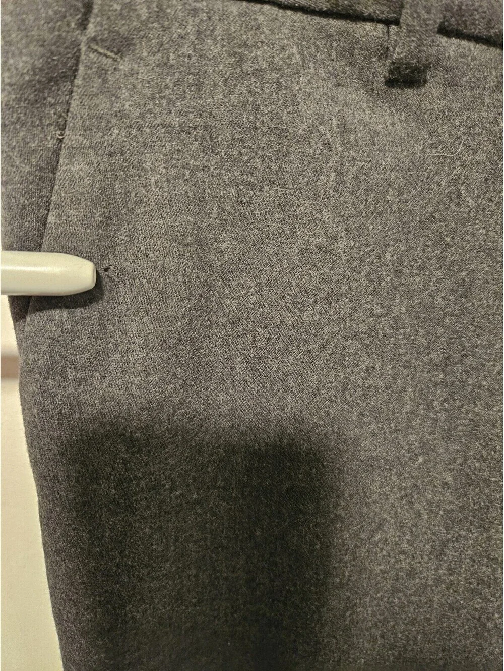 Talbots Size 4 Windsor Italian Flannel Mills Grey Dress Pants *READ*